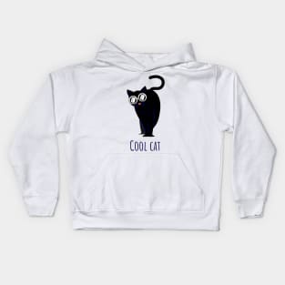 Cool and funny cat Kids Hoodie